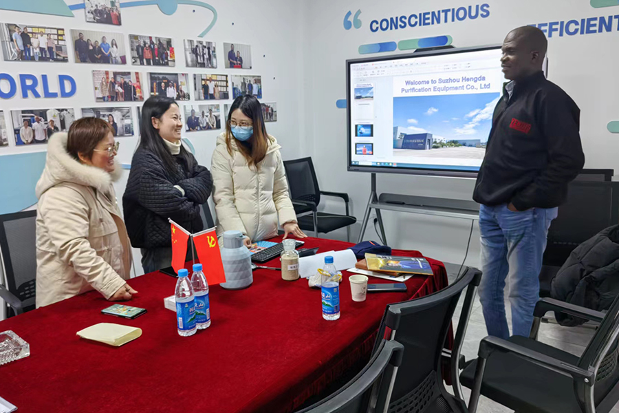 Fabrikinspektion von Kunden in Nigeria